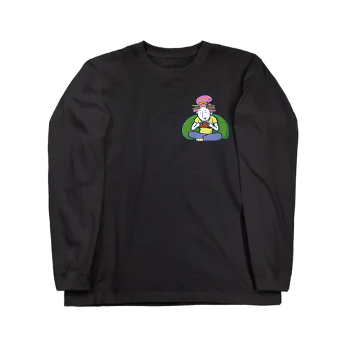 Gaming Girl／濃色ロングスリーブTシャツ Long Sleeve T-Shirt