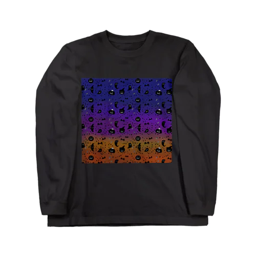 おばけパレード グラデ空 Long Sleeve T-Shirt