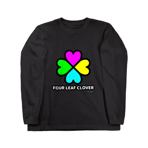TOYLAND 四つ葉のクローバー 롱 슬리브 티셔츠