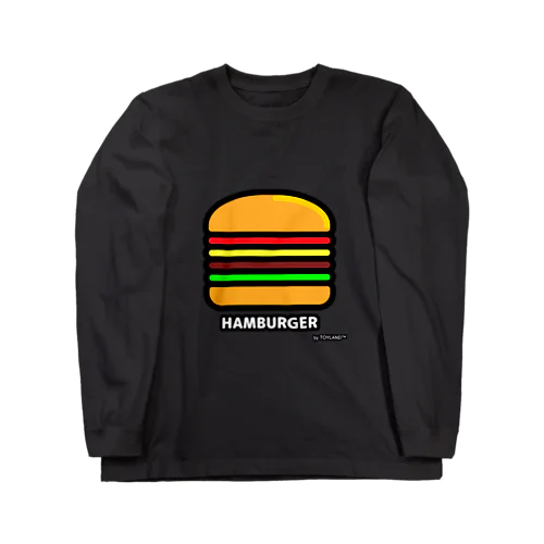 TOYLAND ハンバーガー 롱 슬리브 티셔츠