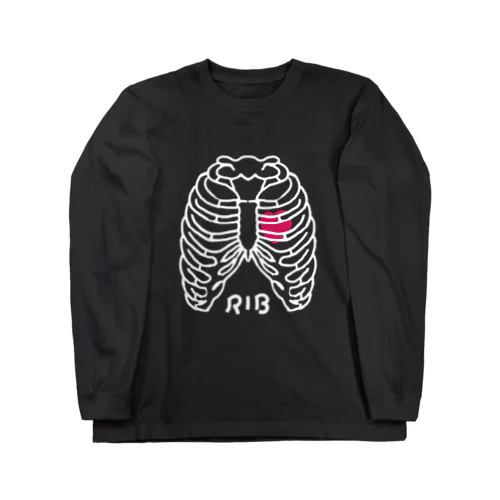 リブ Long Sleeve T-Shirt