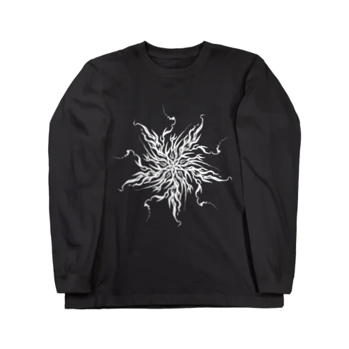 蝕む紋様ｰ白 Long Sleeve T-Shirt