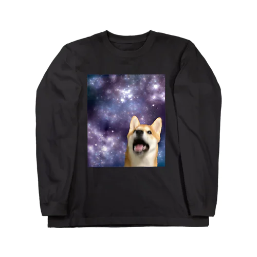 宇宙犬 ロングスリーブTシャツ