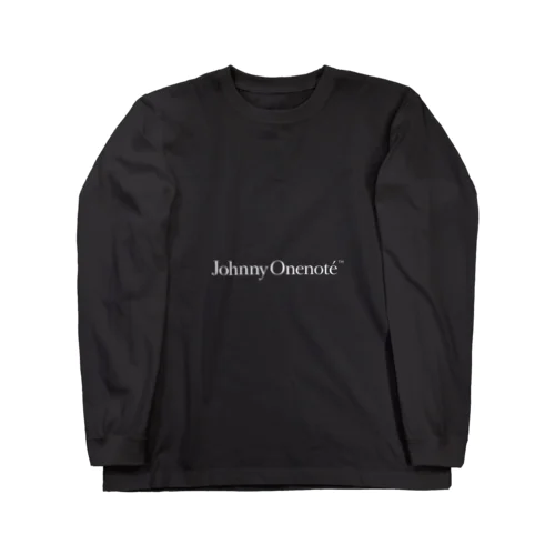 Johnny Onenote白ロゴ ロングスリーブTシャツ