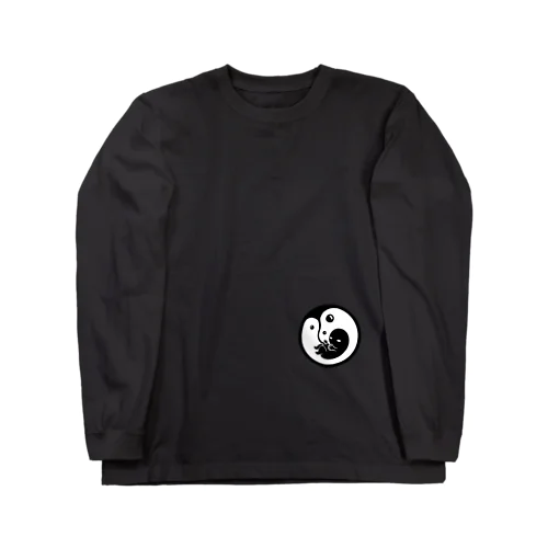 黒胎児ちゃん（白強調） Long Sleeve T-Shirt