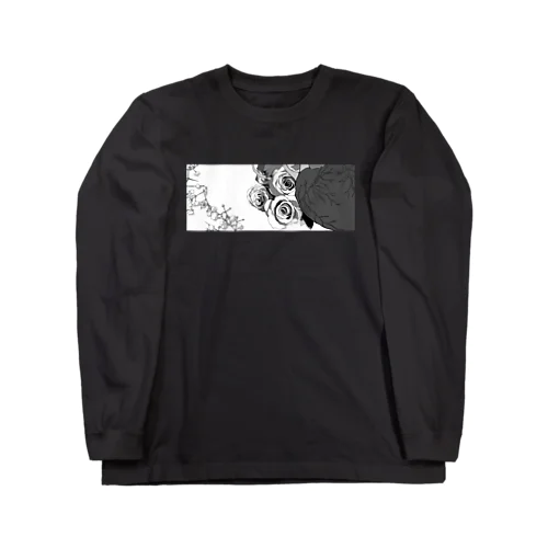 心臓と花 Long Sleeve T-Shirt