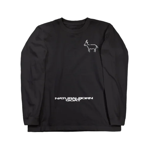 NATURALBORN GOAT  黒 Long Sleeve T-Shirt