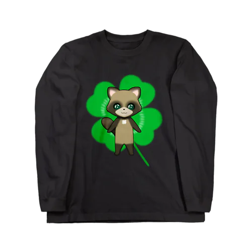 四つ葉印の化け狸ちゃん Long Sleeve T-Shirt