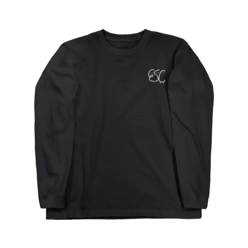 Escくん(くらしっく：墨） Long Sleeve T-Shirt