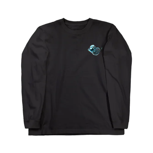 水色のフレンチホルン Long Sleeve T-Shirt