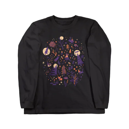 夜の森 Long Sleeve T-Shirt