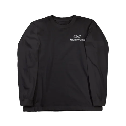 Flightworksロゴ入り ロングスリーブTシャツ