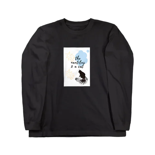 SCP-083-JPノーチラスと猫 Long Sleeve T-Shirt