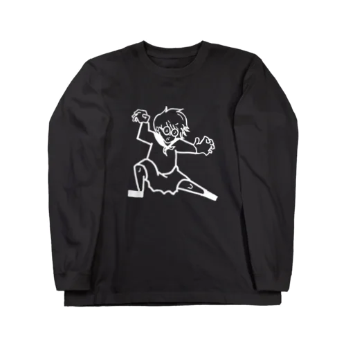 セーラーカンフー白大 Long Sleeve T-Shirt