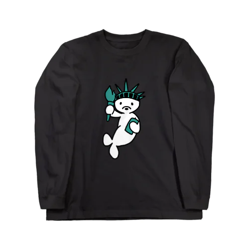 【袖デザインなし】うちのゴマさんロングスリーブシャツ（USA） Long Sleeve T-Shirt