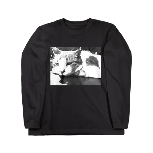 ダルい猫 ロングスリーブTシャツ