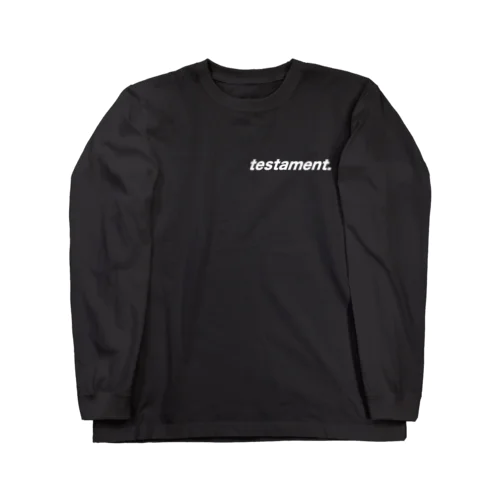 TESTAMENT Logo　 Long Sleeve T-Shirt