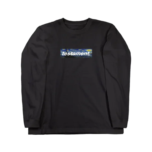 TESTAMENT✗gogh BOX Logo　 ロングスリーブTシャツ