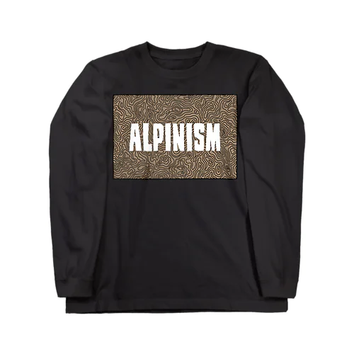 alpinism contour ロングスリーブTシャツ