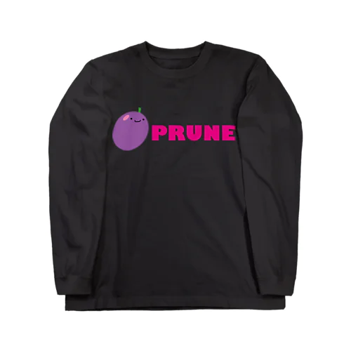 プルーンさん #プルーンの日 ロングスリーブTシャツ