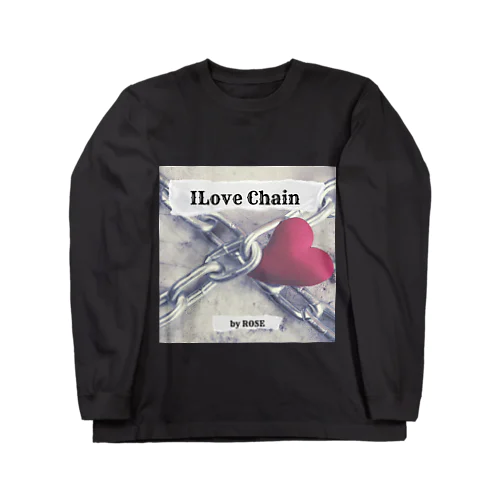 I Love Chain ロングスリーブTシャツ