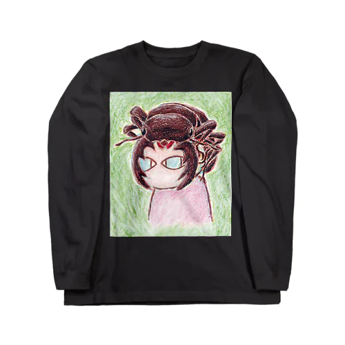 髪形鍬形 Long Sleeve T-Shirt