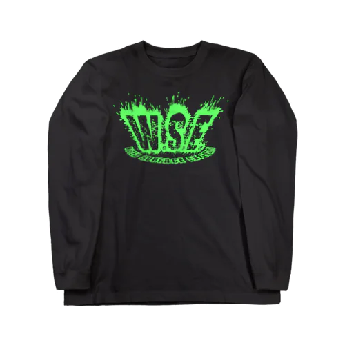 WSEオリジナルロゴ　緑プリント Long Sleeve T-Shirt