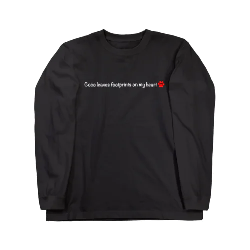 Cocoは私の心に足跡を残すRed ロングスリーブTシャツ