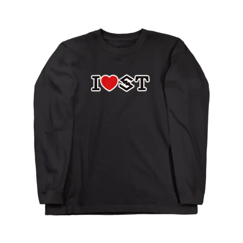 I love IOST（横型） ロングスリーブTシャツ