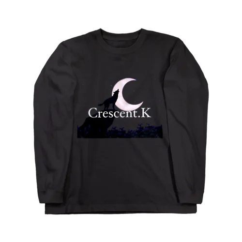 Crescent.K 2021 collection  Crescent-Wolf【クレセント-ウルフ】 Long Sleeve T-Shirt