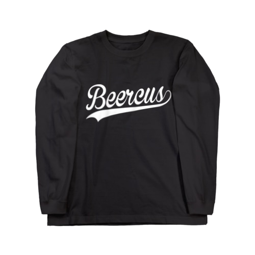 Beercus(ビールクズ) 白文字 Long Sleeve T-Shirt