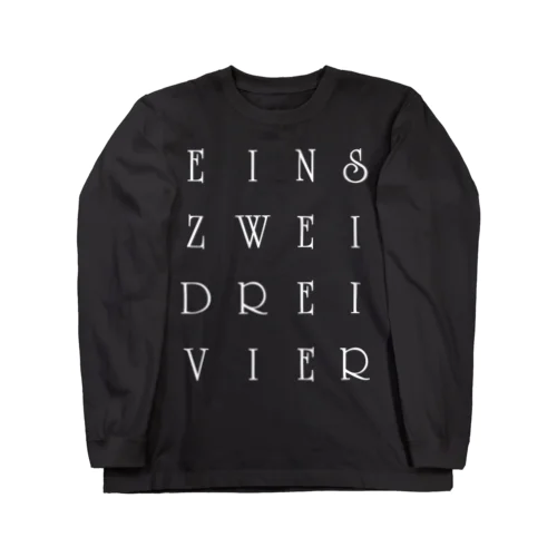 90年代V系インスパイアグッズ・・・eins zwei drei vier・・・† ロングスリーブTシャツ