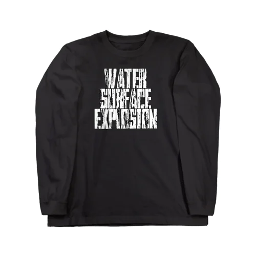 WATER SURFACE EXPLOSION ロングスリーブTシャツ