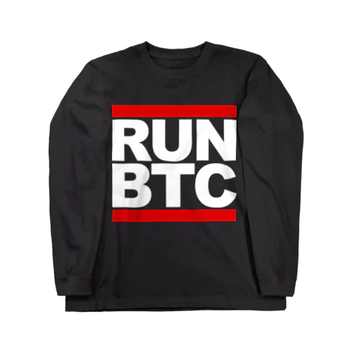RUN BTC(黒) Long Sleeve T-Shirt