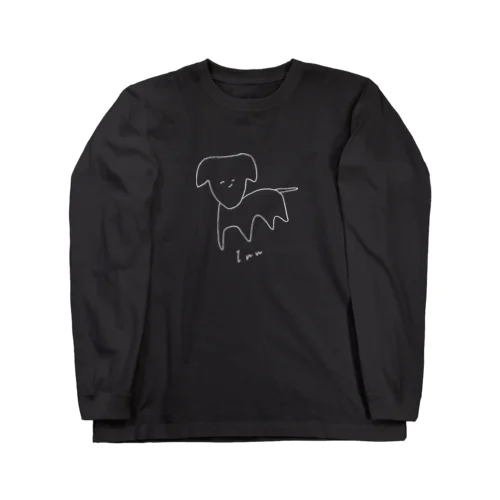 笑顔がデフォルトのInu-白大- Long Sleeve T-Shirt