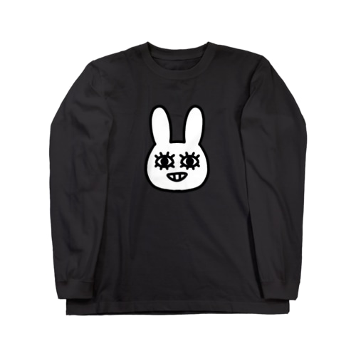 poker face rabbit Long Sleeve T-Shirt
