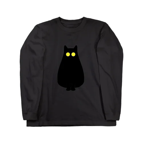 Midnight cat ロングスリーブTシャツ