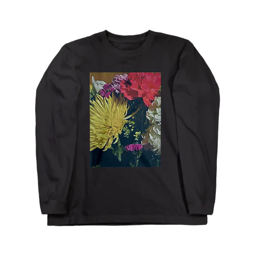 flower ロングスリーブTシャツ