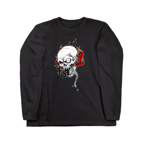 火炎髑髏 Long Sleeve T-Shirt