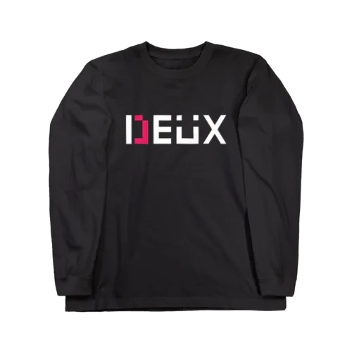  『DEUX』ロゴグッズ（黒系用） 롱 슬리브 티셔츠