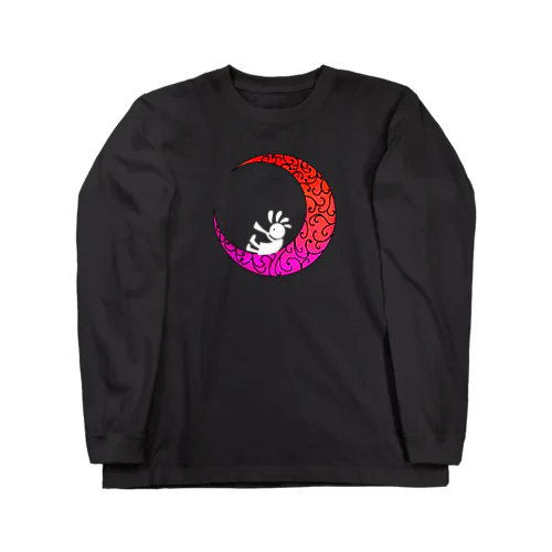 月夜に想いを ココペリ白ver Long Sleeve T-Shirt