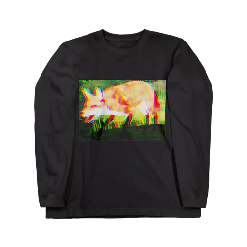 野性的イケイケ狐 Long Sleeve T-Shirt