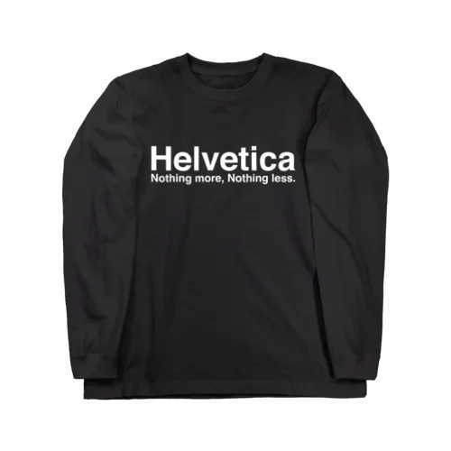 ヘルベチカ 롱 슬리브 티셔츠