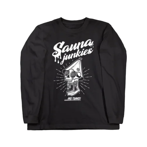 メルティー・スカル（白プリント） Long Sleeve T-Shirt