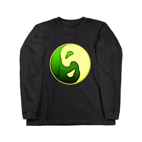 【陰陽和合🌕月夜ニ💚】 Long Sleeve T-Shirt