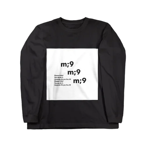 m;9ロゴ series ロングスリーブTシャツ