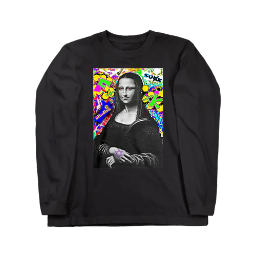 グラフティ･モナリザ･ロングTシャツ(BASE) Long Sleeve T-Shirt