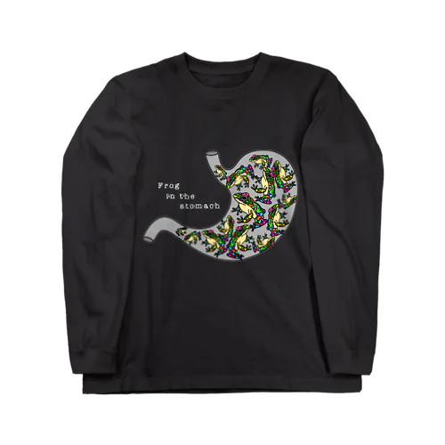 Frog inthe stomach ロングスリーブTシャツ