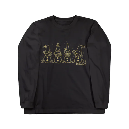 雪だるま/オーカー Long Sleeve T-Shirt