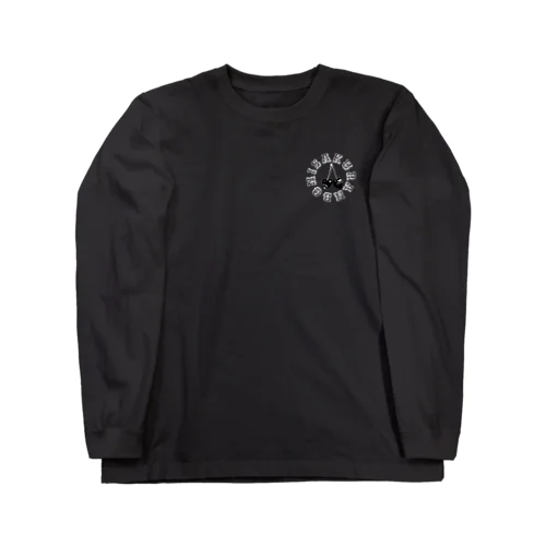 乱暴に咲く(白字) Long Sleeve T-Shirt